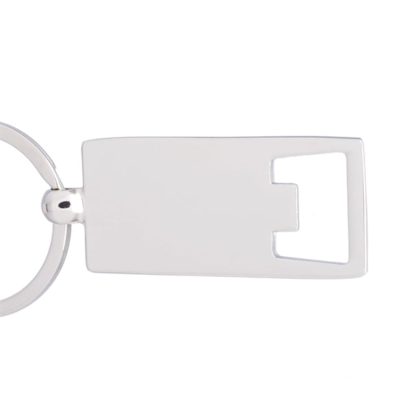 Reflection Metal Keychain with Bottle Opener