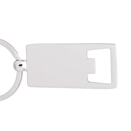 Reflection Metal Keychain with Bottle Opener