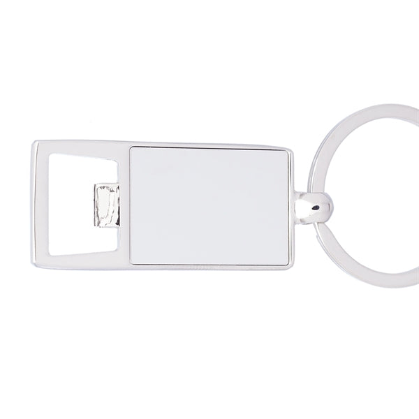 Reflection Metal Keychain with Bottle Opener