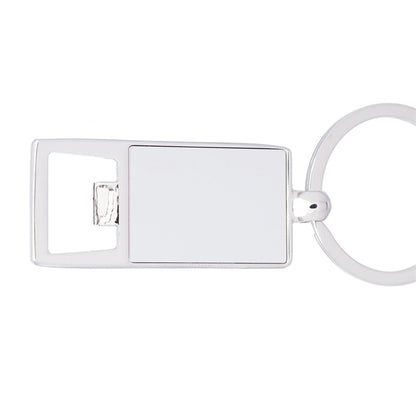 Reflection Metal Keychain with Bottle Opener