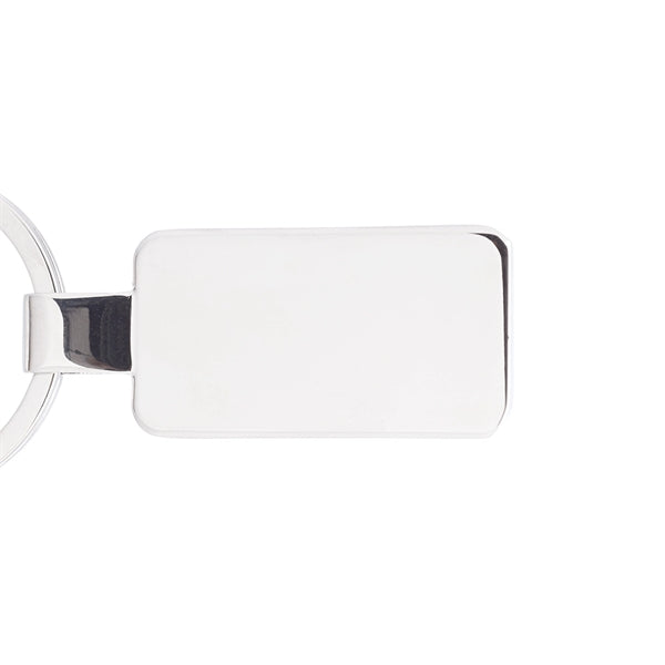 Reflection Flat Metal Keychain