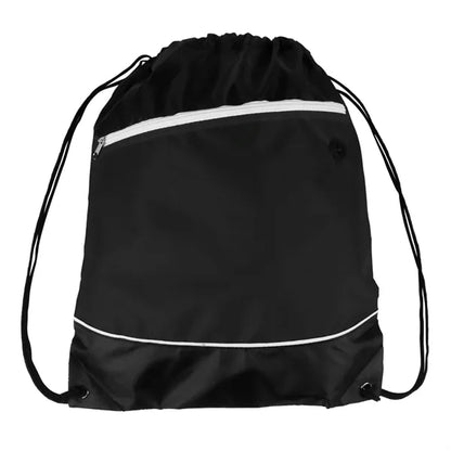 Modern Contrasting Drawstring Sports Backpack 210D