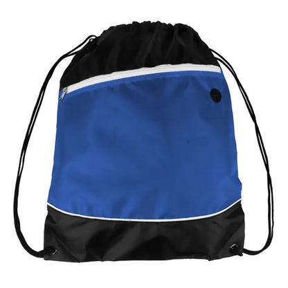 Modern Contrasting Drawstring Sports Backpack 210D