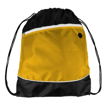 Modern Contrasting Drawstring Sports Backpack 210D