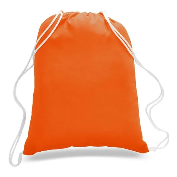Economical Sport Cotton Drawstring Bag Cinch Pack 6 OZ