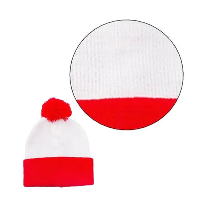 Custom Pom-Pom Knit Beanie Hat