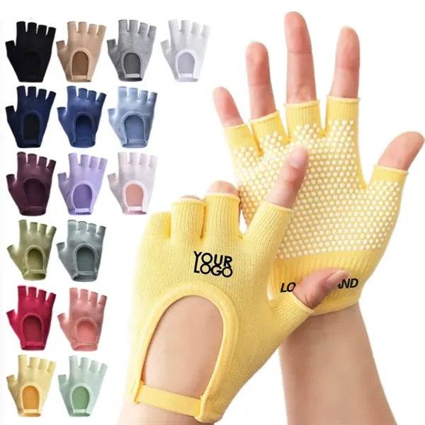 Nonslip Fivefinger Workout Gym Weightlifting Yoga Gloves