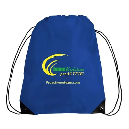 Drawstring Polyester Sports Backpack 210D
