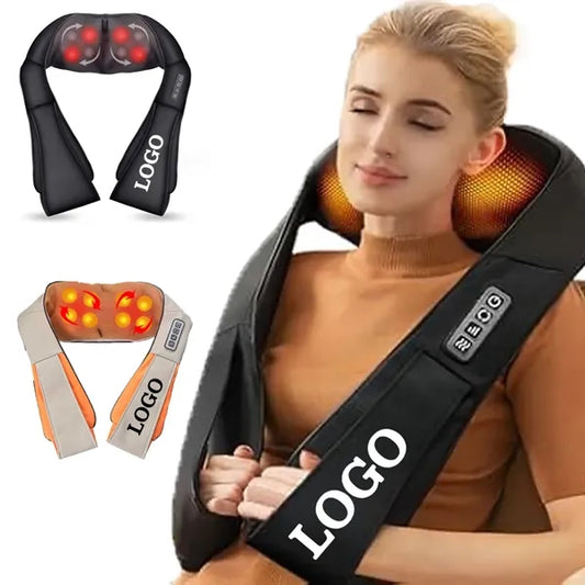 Neck Massager Shiatsu Back and Shoulder Electric 4D