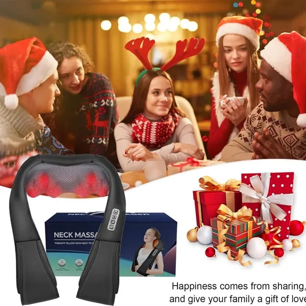 Neck Massager Shiatsu Back and Shoulder Electric 4D