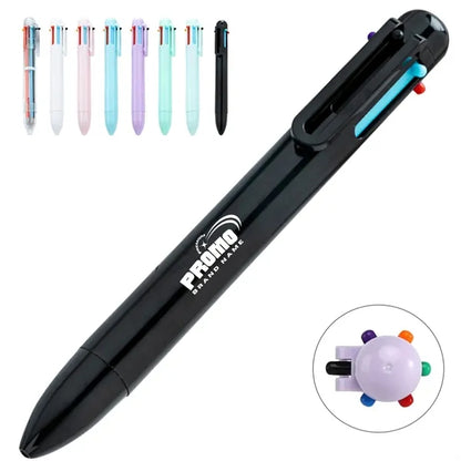 Multicolor Retractable Ballpoint Pen with Clip for Promotion