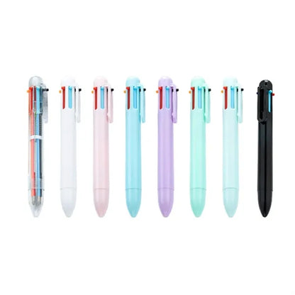 Multicolor Retractable Ballpoint Pen with Clip for Promotion