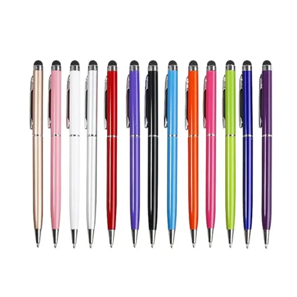 Metal Stylus Ballpoint Pen with Clip for Touchscreens