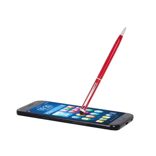 Metal Stylus Ballpoint Pen with Clip for Touchscreens