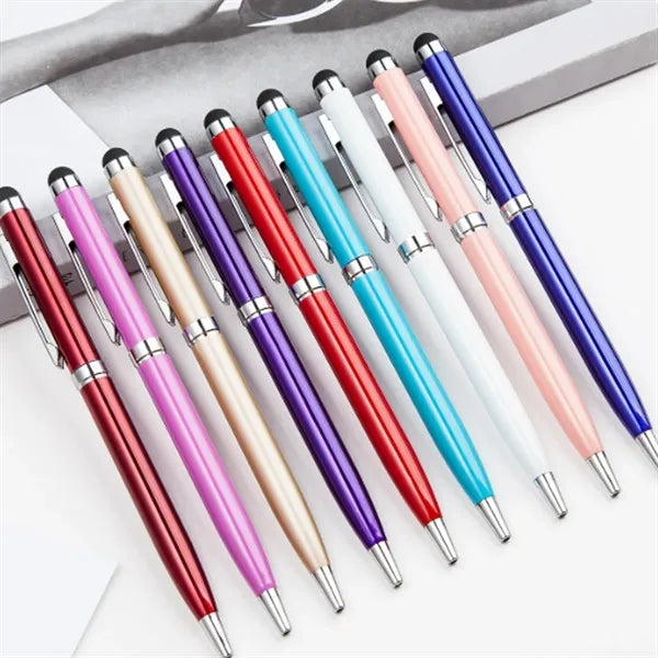 Metal Stylus Ballpoint Pen with Clip for Touchscreens