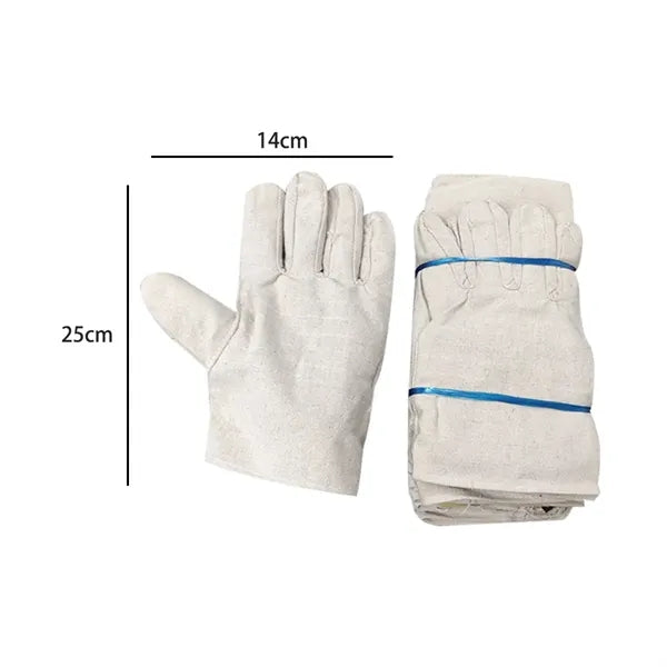 Heavy Duty Cotton Work Gloves for Industrial & General Use