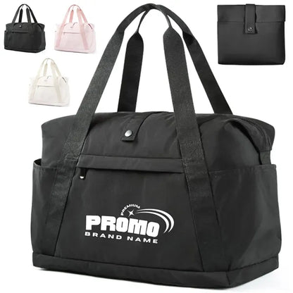 Foldable Travel Duffel Bag w/ Large Capacity & Front Pocket