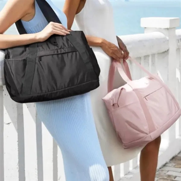 Foldable Travel Duffel Bag w/ Large Capacity & Front Pocket