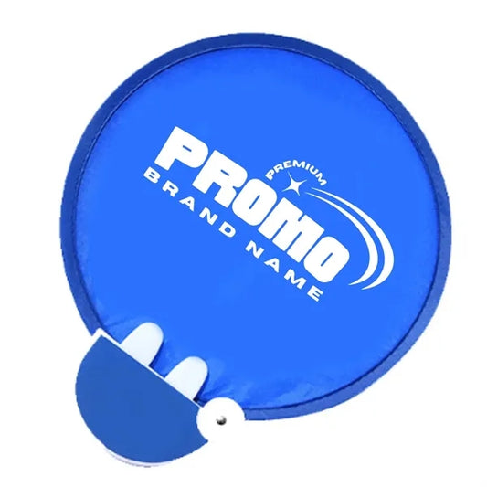 Foldable Nylon Fan with Pouch for Events and Promotions
