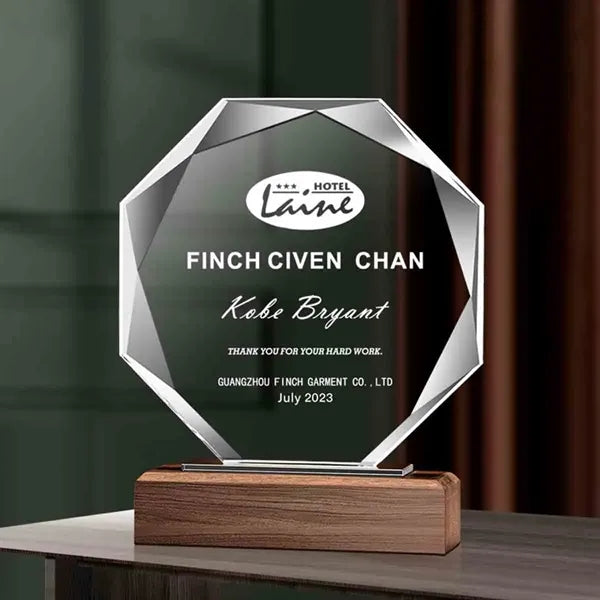 Personalized Crystal Trophy