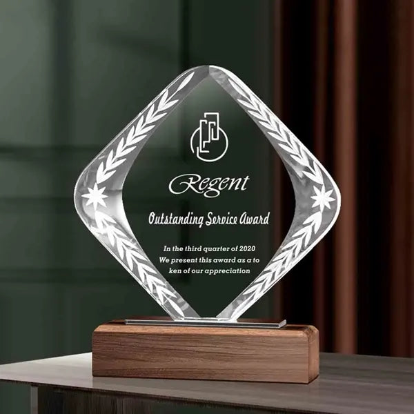 Personalized Crystal Trophy