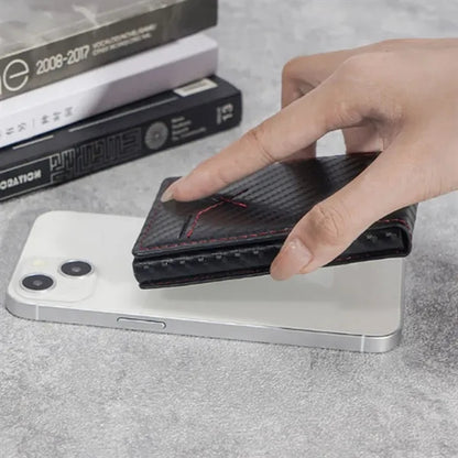 RFID Blocking Card Holder Wallet with Pop-Up Function