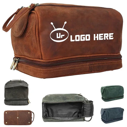 Leather Toiletry Bag