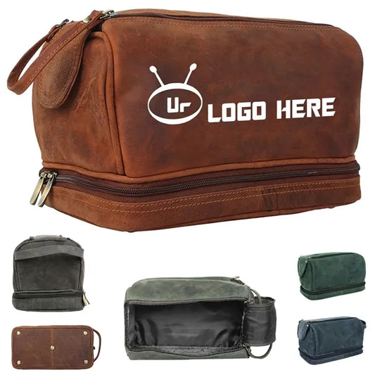 Leather Toiletry Bag