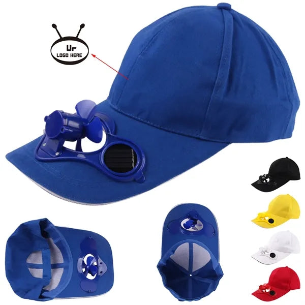Solar Power Fan Baseball Cap