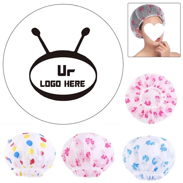 Printed Pattern Shower Caps