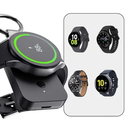 Portable Apple Watch Wireless Charger with Keychain