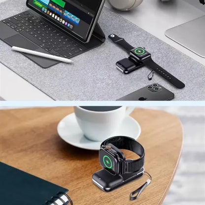 Portable Apple Watch Wireless Charger with Keychain