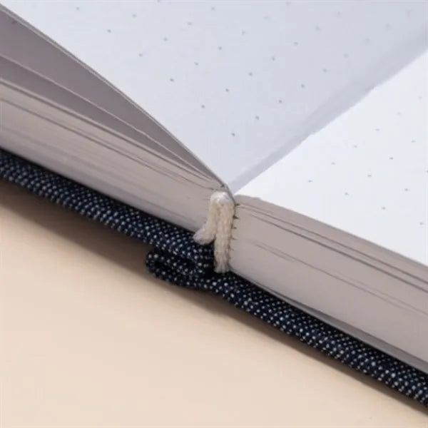 A5 Classic Thicken Denim Cover Dot-Grid Page Notebook