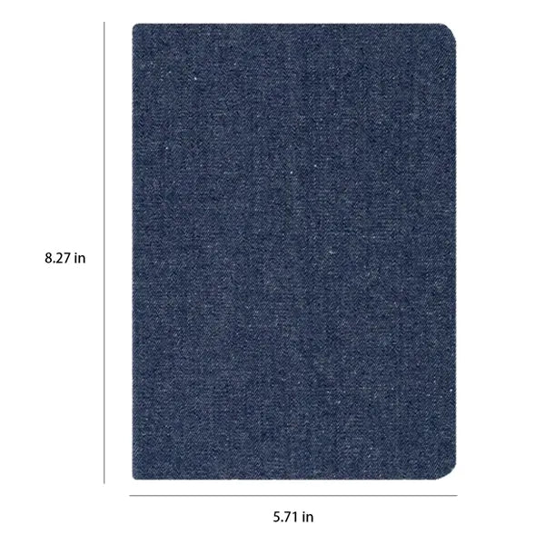 A5 Classic Thicken Denim Cover Dot-Grid Page Notebook