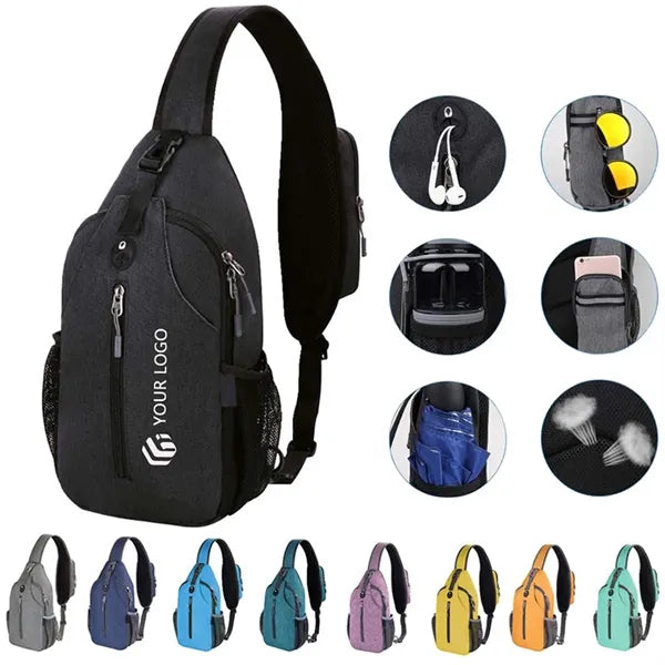 Travel Hiking Chest Bag Daypack Crossbody Sling Backpack