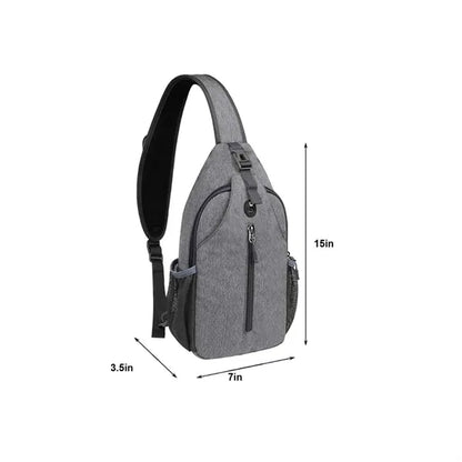 Travel Hiking Chest Bag Daypack Crossbody Sling Backpack
