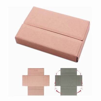 PU Leather Business Card Holder with Magnetic Closure