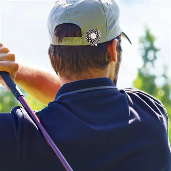 Magnetic Golf Ball Marker Hat Clip with Custom Logo