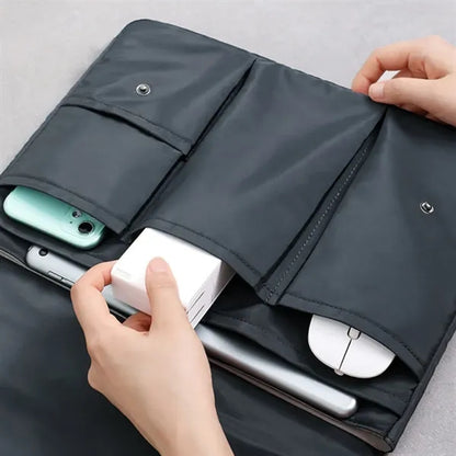 Portable waterproof briefcase case laptop tablet sleeve bag