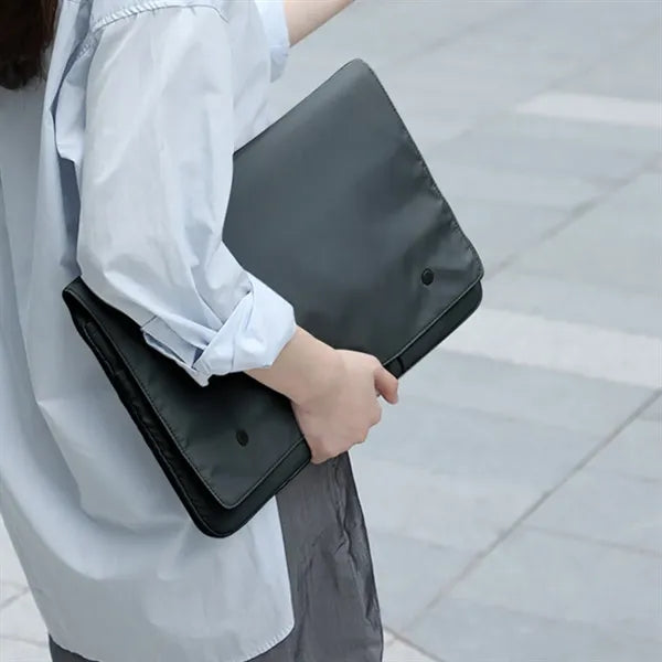 Portable waterproof briefcase case laptop tablet sleeve bag