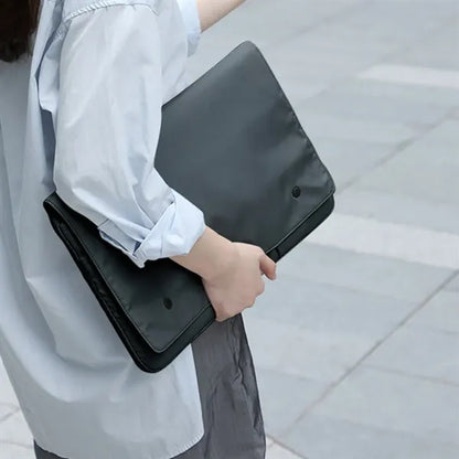 Portable waterproof briefcase case laptop tablet sleeve bag