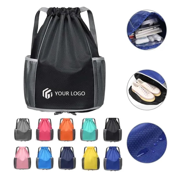 Multiple Pockets Waterproof Fitness Gym Sport Bag Backpack