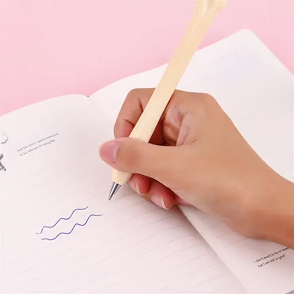 Bone-Shaped Lightweight Durable Comfort Grip Ballpoint Pens