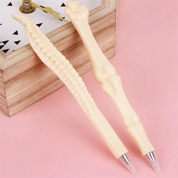 Bone-Shaped Lightweight Durable Comfort Grip Ballpoint Pens