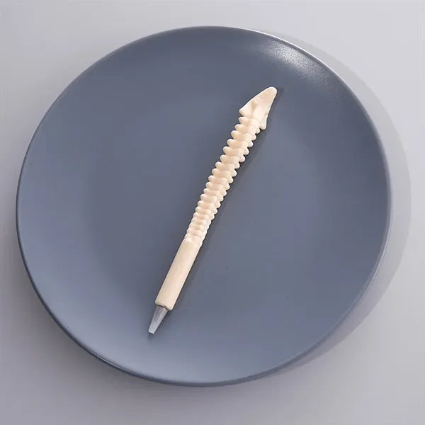 Bone-Shaped Lightweight Durable Comfort Grip Ballpoint Pens