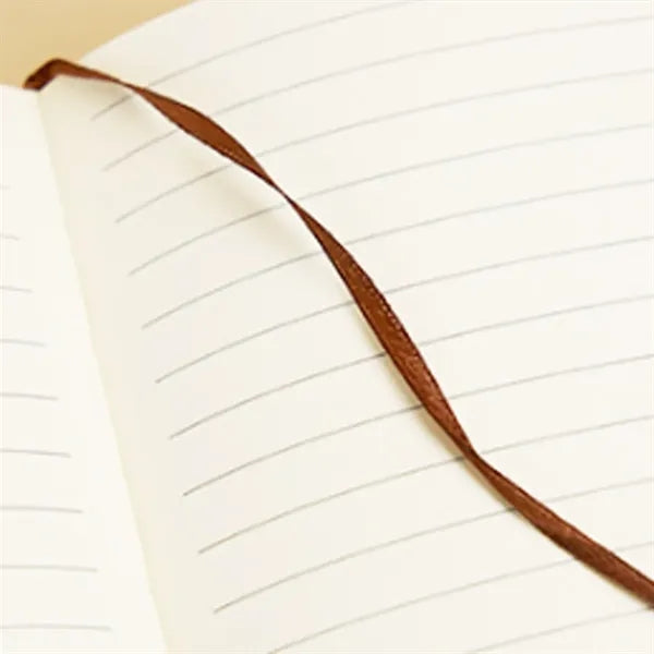 A5 Tri-Fold Lay-Flat Pinewood Notebook with Magnetic Closure