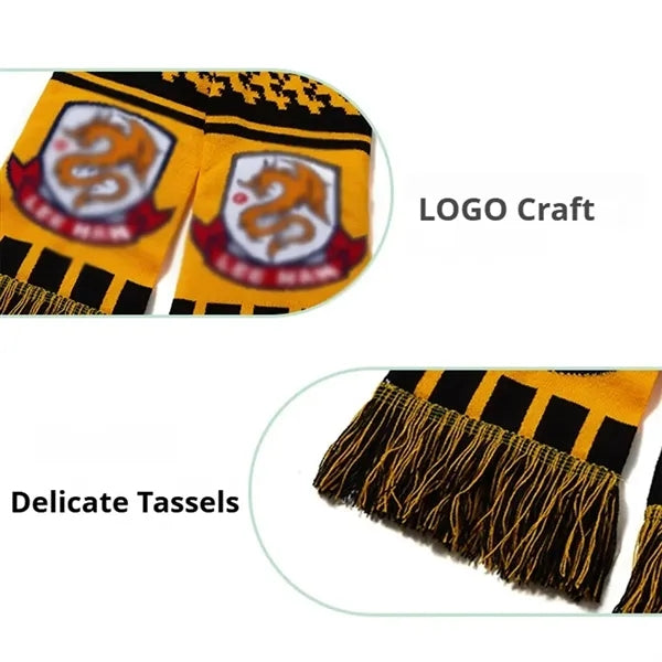 Custom unisex spectator scarf for soccer world cup fan