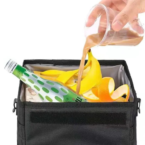 Car Trash Can with Lid and Leakproof Liner