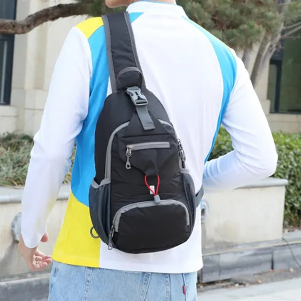 Crossbody Sling Backpack with USB Port and Multi Pockets