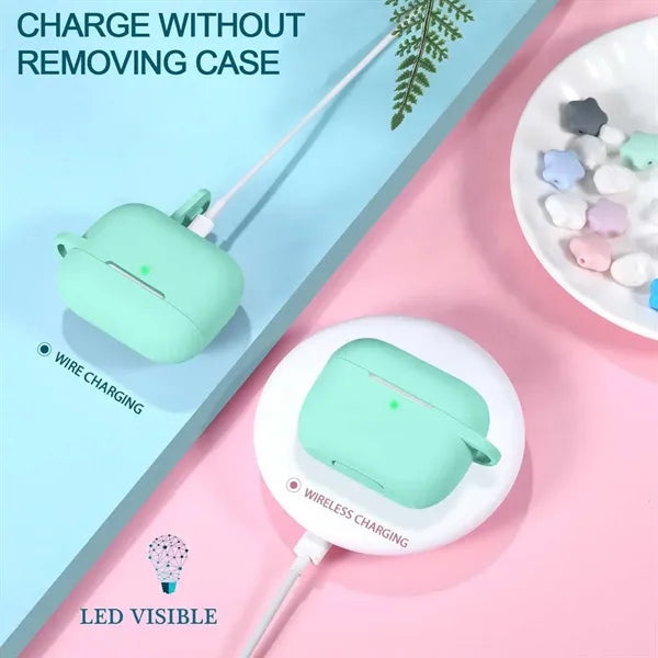 Wireless Charging Bluetooth Protective Case with Keychain
